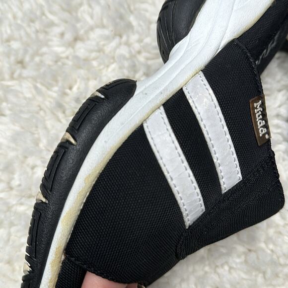 Y2K Vintage Mudd Platform Sandals Slip On Streetwear Comfy Slide On Black White - Picture 5 of 10